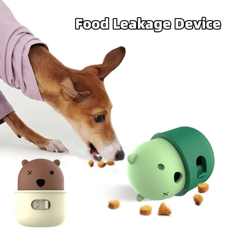 Pets Leakage Food Feeder Dog Interactive Training Toy Ball Natural Rubber Chew Snack Food Feeder Cat Puzzle Game Pet Product