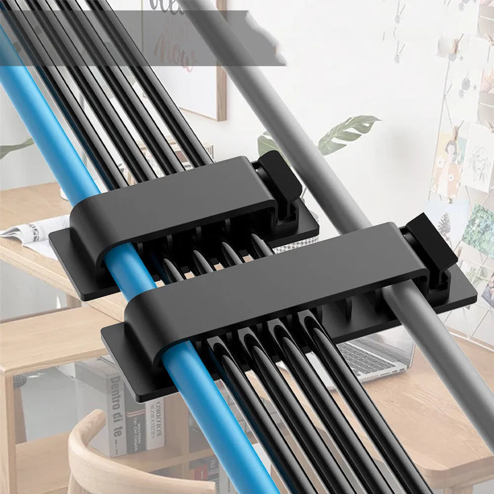 Home Portable Storage Cable Organizer Fixing Clip for Charging Power and Network Cables