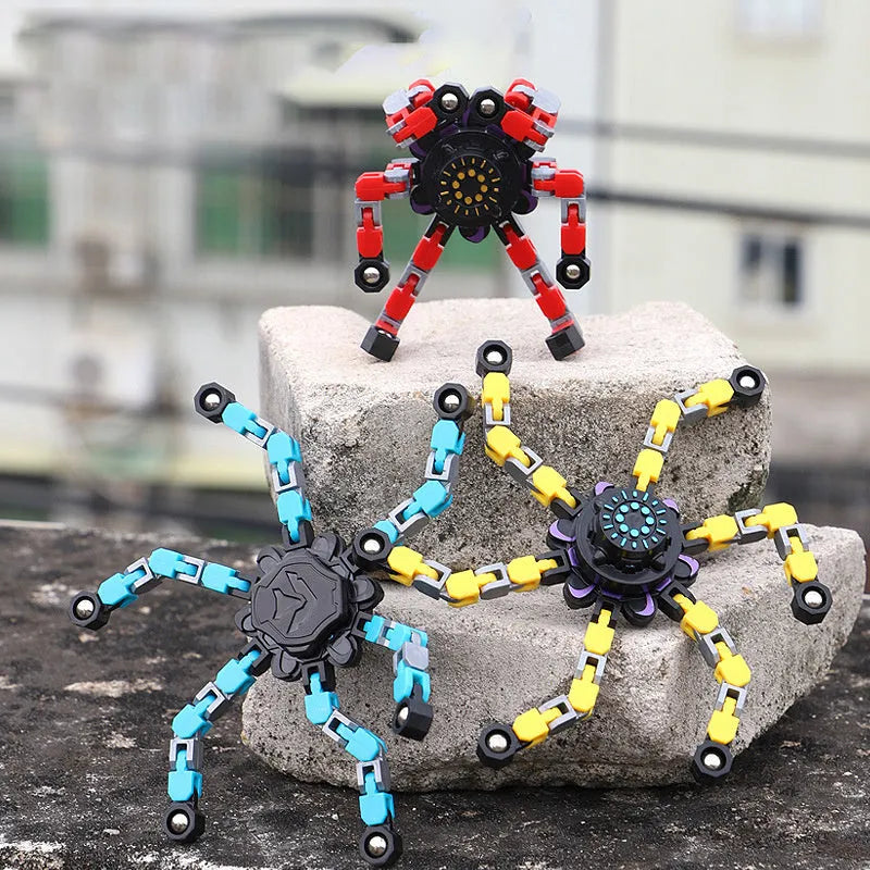 Deformed Fidget Spinner Chain Toys for Children Antistress Hand Spinner Vent Toys Adult Stress Relief Sensory Gyro Gift