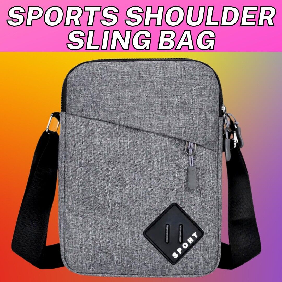 Men's Messenger Bag Crossbody Fanny Pack – Lightweight Small Backpack Shoulder Bag for Travel, School & Daily Use