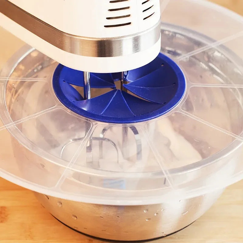 Plastic Eggs Mixer Anti Splash Lid Kitchen Cooking Accessory Cake Baking Tool