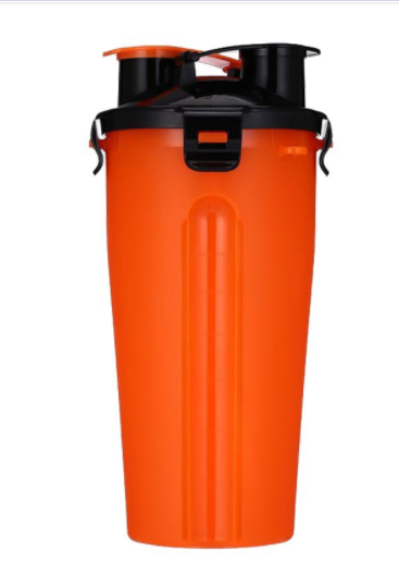 2 In 1 Pet Water Bottle Dispenser Travel Portable Dog Cat Drinking Silicone Bowl