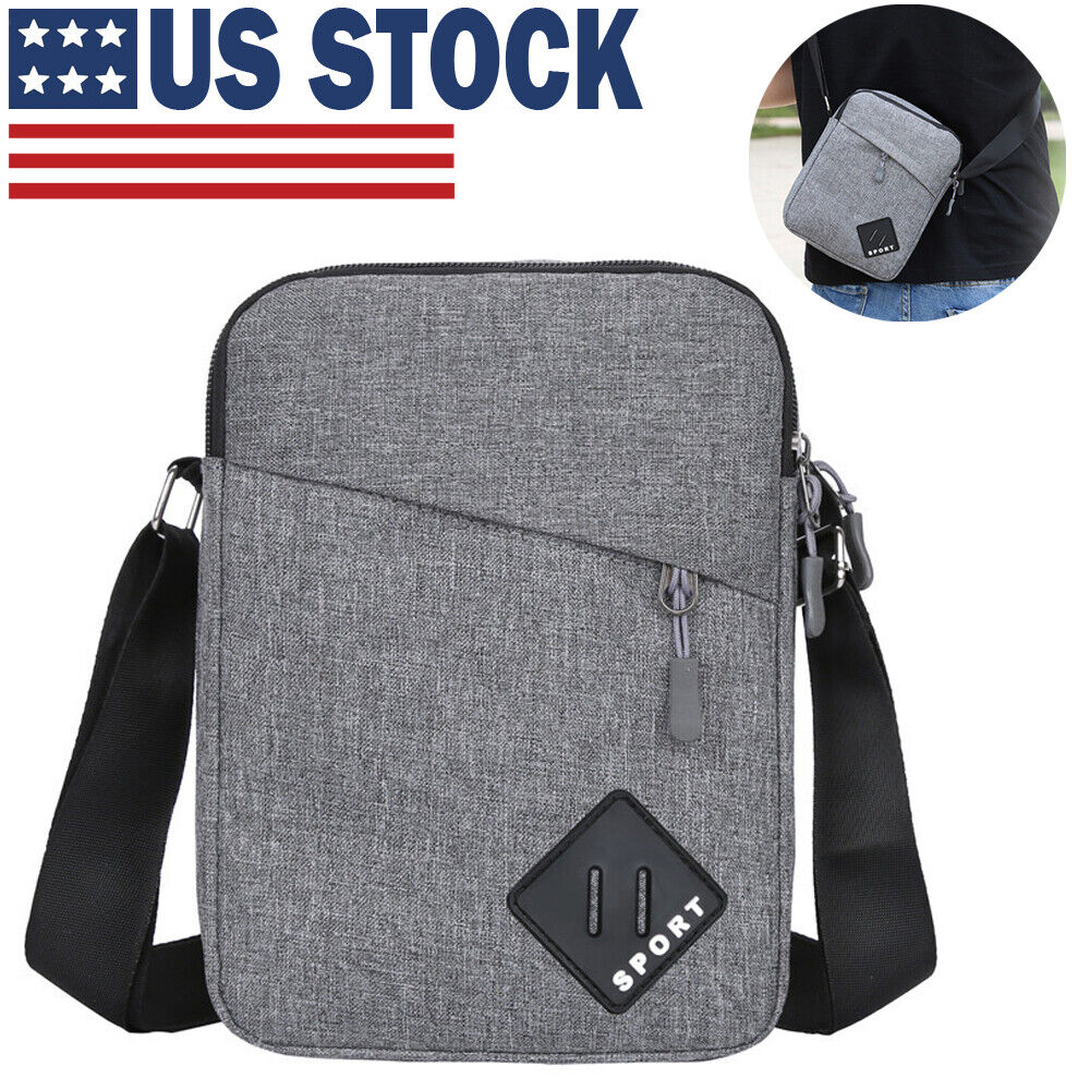 Men's Messenger Bag Crossbody Fanny Pack – Lightweight Small Backpack Shoulder Bag for Travel, School & Daily Use