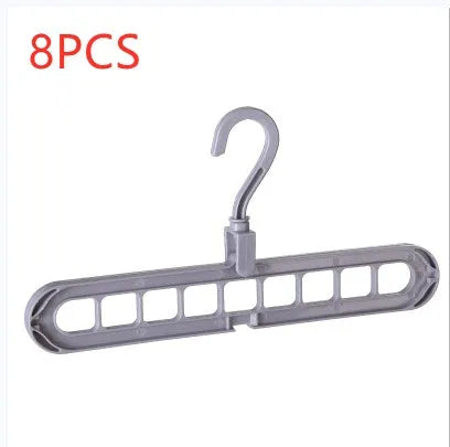 9 Hole Clothes Hanger Organizer Space Saving Wardrobe Solution