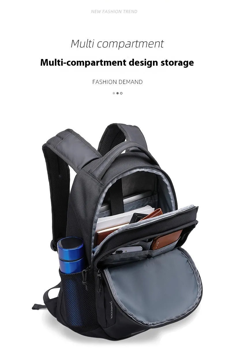Stylish Versatile Computer Bag Student Schoolbag Daily Commuter Backpack for Men and Women