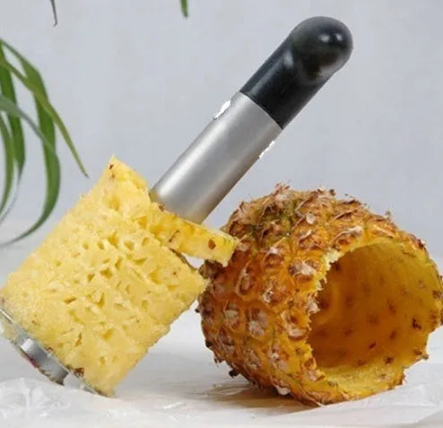 Stainless Steel Pineapple Peeler Slicer Corer Kitchen Tool Easy to Use Fruit Cutter