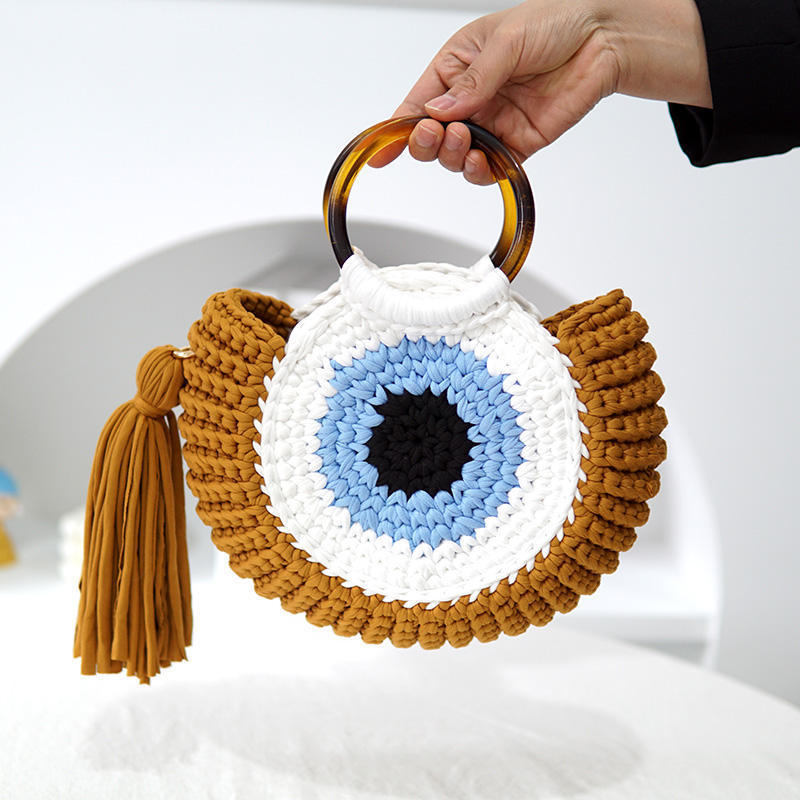 Woven Bag Large Capacity Handbag