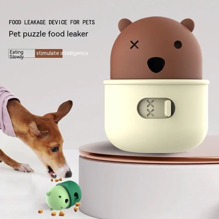 Pets Leakage Food Feeder Dog Interactive Training Toy Ball Natural Rubber Chew Snack Food Feeder Cat Puzzle Game Pet Product