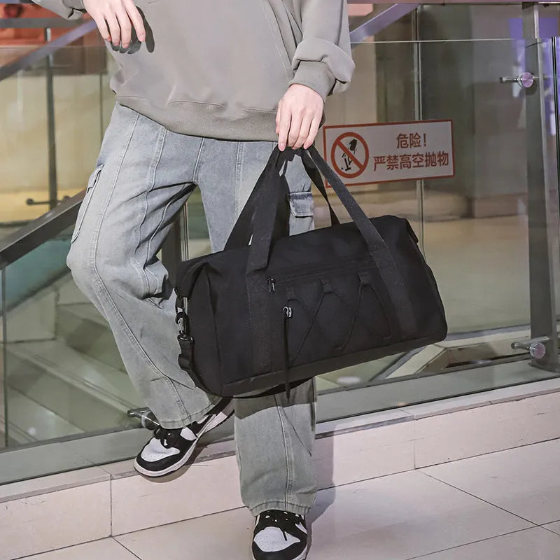 Large Capacity Denim Underarm Tote Bag Stylish and Practical for Leisure Travel