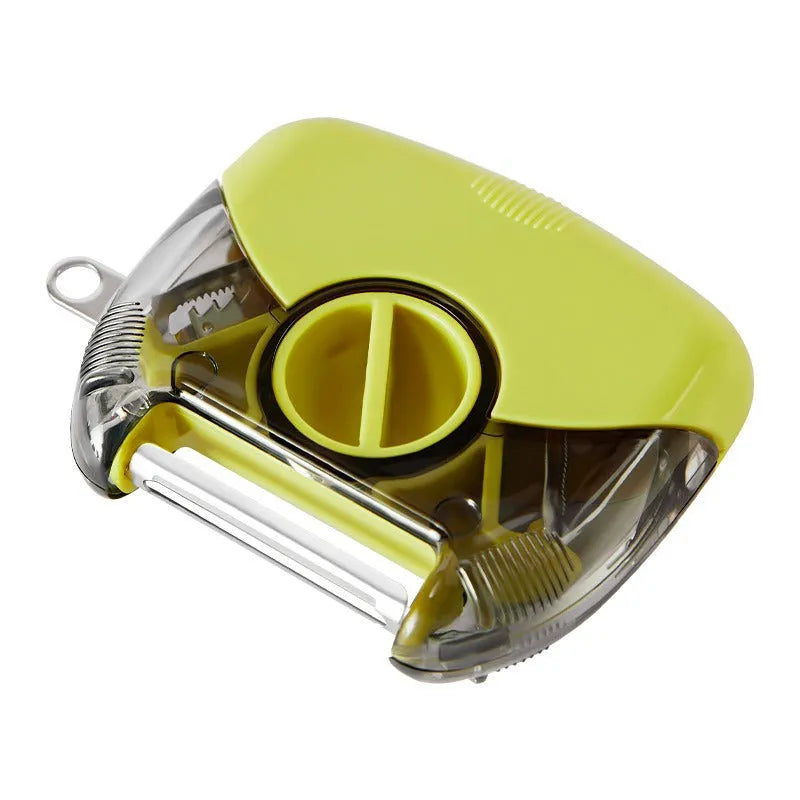 3 In 1 Stainless Steel Peeler Shredder Manual Vegetable Fruit Cutter Multifunctional Scraper Kitchen Tool