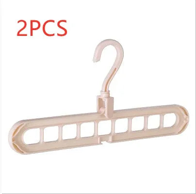 9 Hole Clothes Hanger Organizer Space Saving Wardrobe Solution