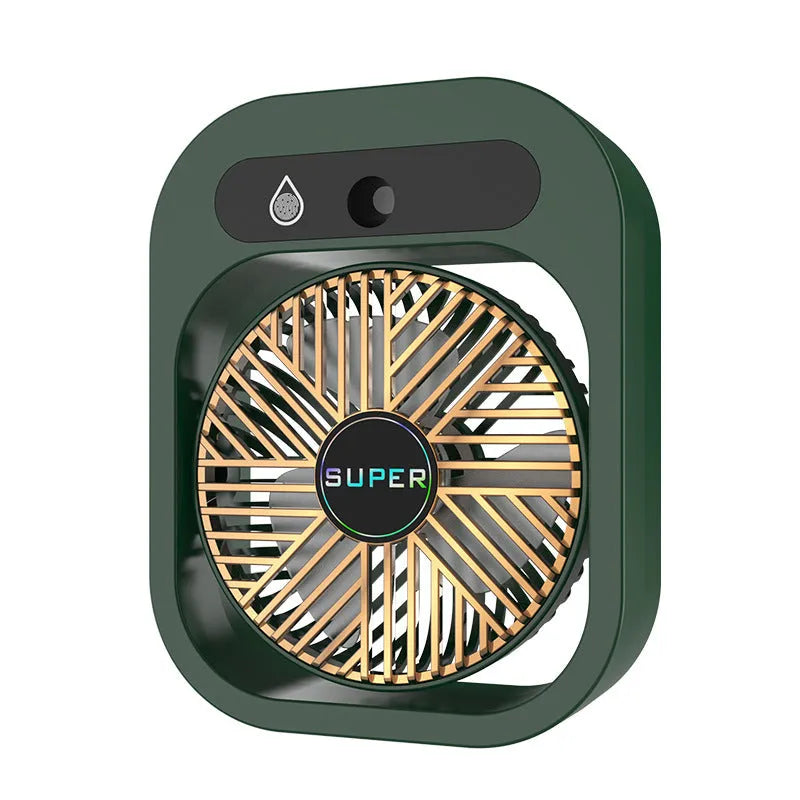 Air Conditioning Fan For Desk USB Rechargeable Misting Fan Air Cooler Portable Spray Fan With 3 Wind Speeds And Humidifier