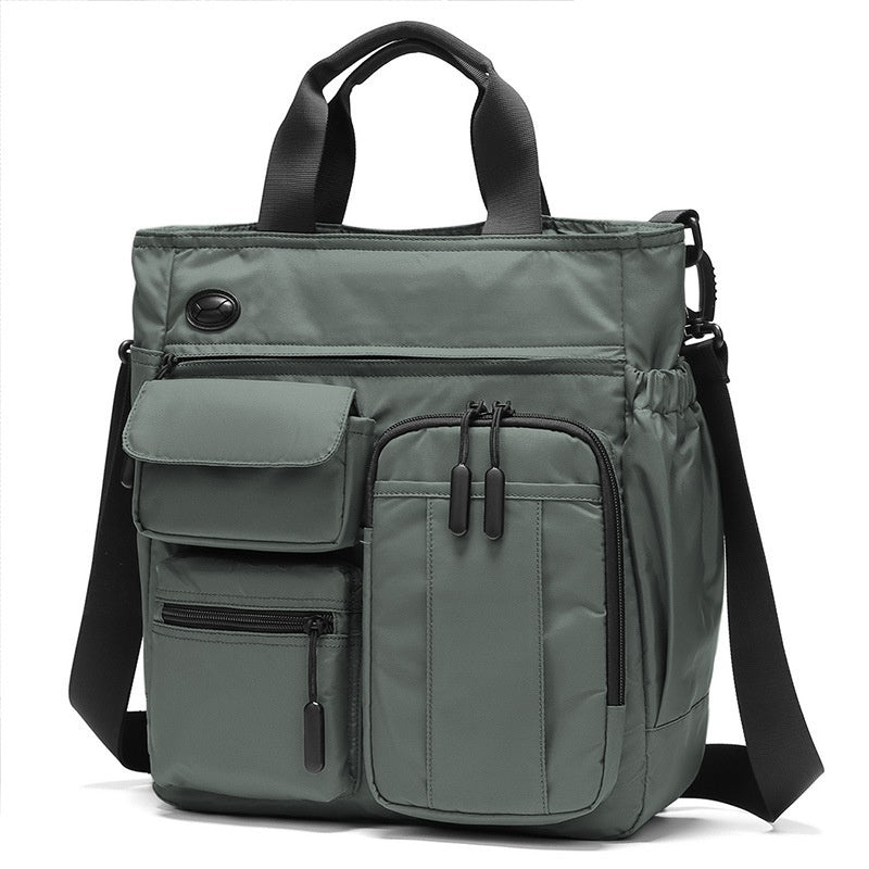 Multi-Layer Large Capacity Shoulder Bag for Men – Stylish and Practical for Business Travel