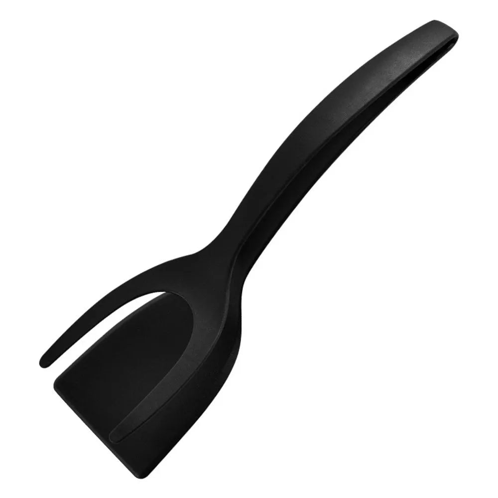 2 In 1 Grip And Flip Tongs Egg Spatula Tongs Clamp Pancake Fried Egg French Toast Omelet Kitchen Accessories