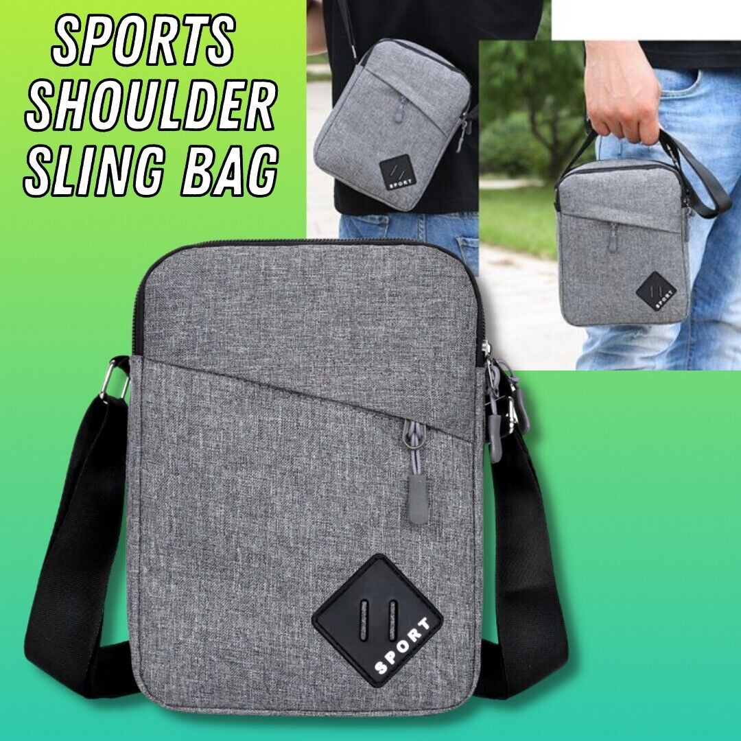 Men's Messenger Bag Crossbody Fanny Pack – Lightweight Small Backpack Shoulder Bag for Travel, School & Daily Use