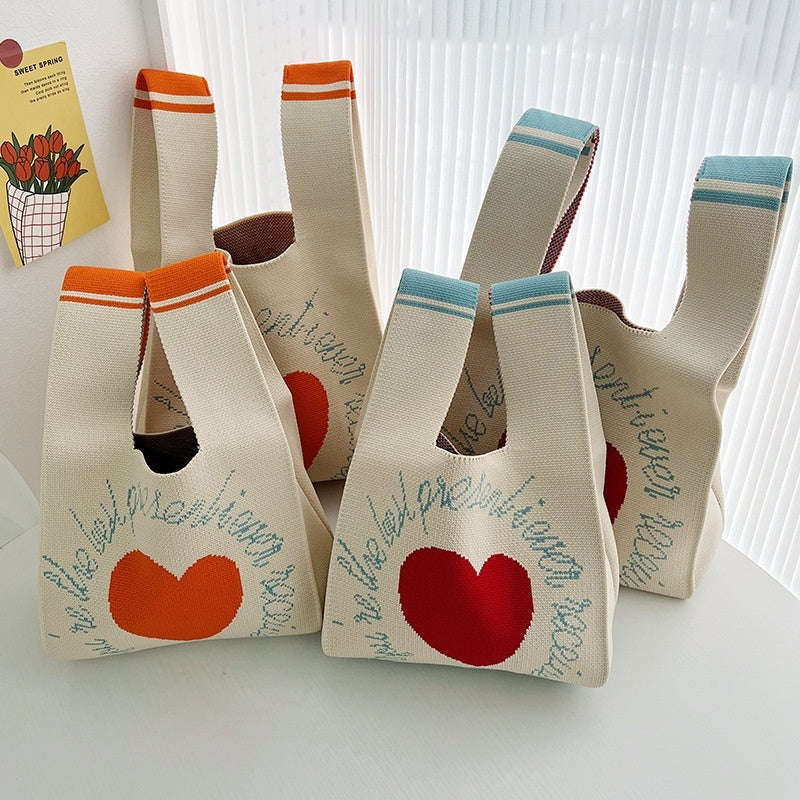 New Knitted Art Forest Series Handbag