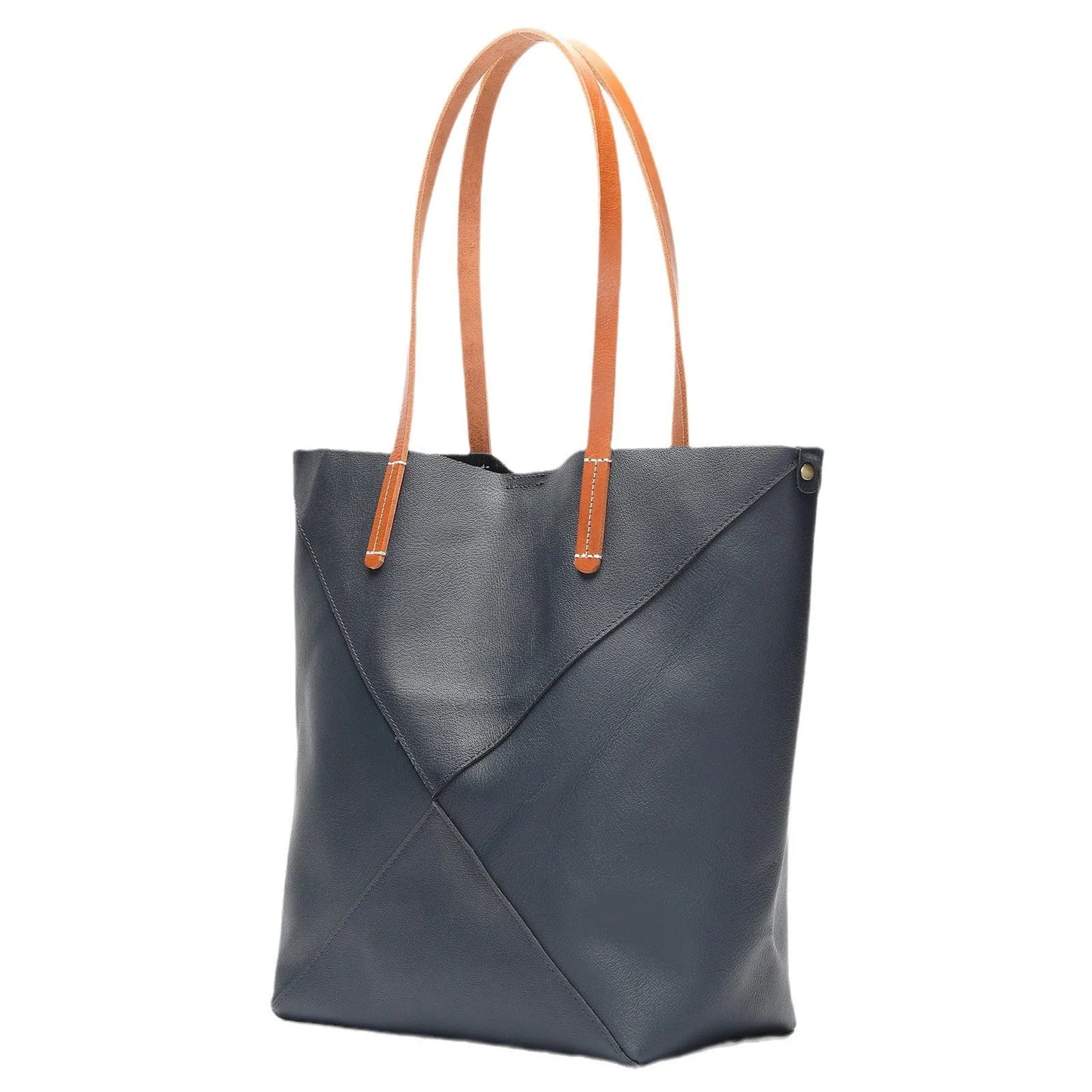 Handmade Genuine Leather Women's Bag High Grade Large Capacity One Shoulder Portable