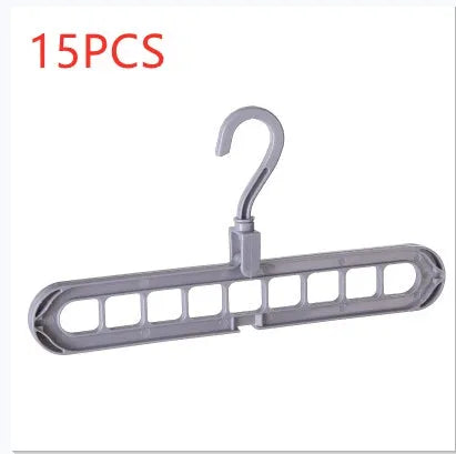 9 Hole Clothes Hanger Organizer Space Saving Wardrobe Solution