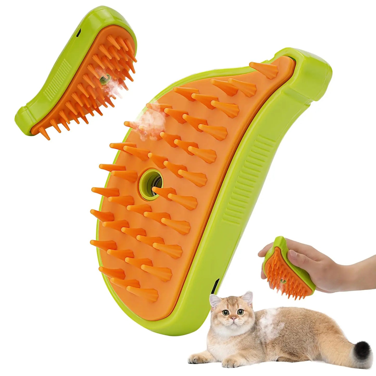 3 In 1 Pet Steam Brush Cat Dog Cleaning Steamy Spray Massage Beauty Comb Hair Removal Grooming Supplies,Pets Accessories