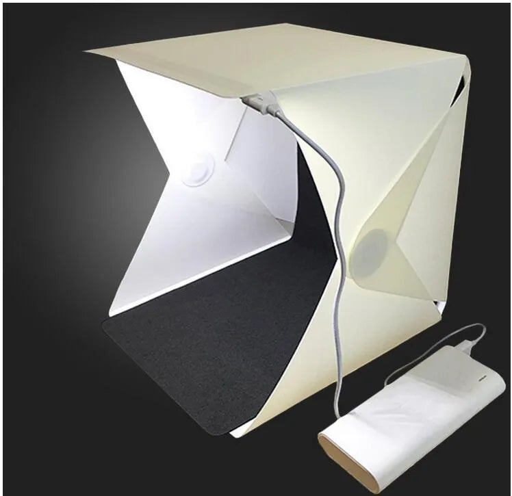 Mini LED Folding Studio Soft Light Photo Lamp Portable Photography Tent Kit