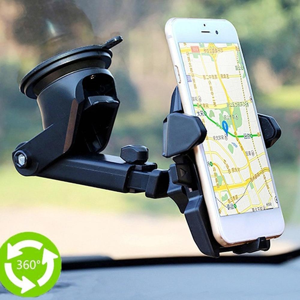 Windshield Car Phone Holder, Car Cellphone Holder Stand ,Adjustable Phone Suction Cup Holder ,Car Mount Phone Stand