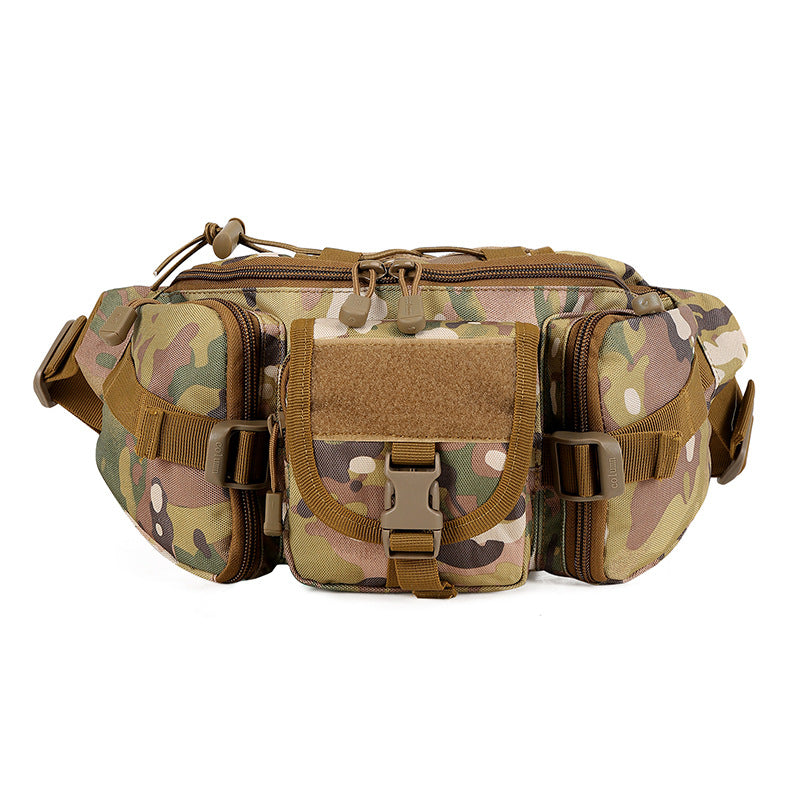 Tactical Fanny Pack Waist Bag Hip Belt Outdoor Fishing Bumbag with Water Bottle Pocket Holde Outdoor military fan tactical belt bag