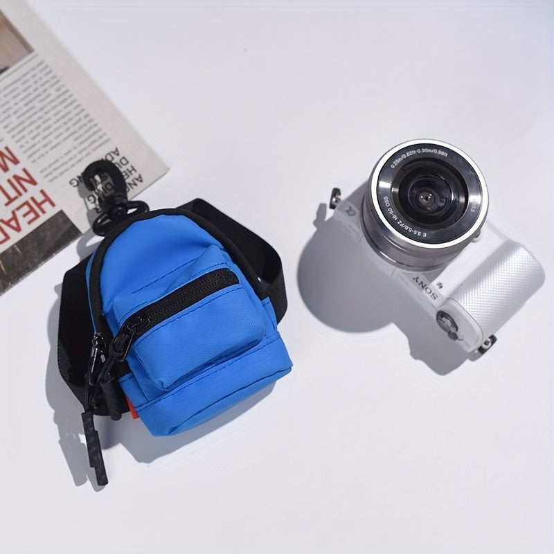 1pc New Mini Backpack For Men And Women With Lanyard, Single Shoulder Crossbody Bag, Changes Earphones, Key Hanging Bag