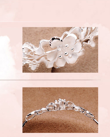 Sweet Bauhinia Adjustable Bracelet Woman Flower Vera Bracelet
