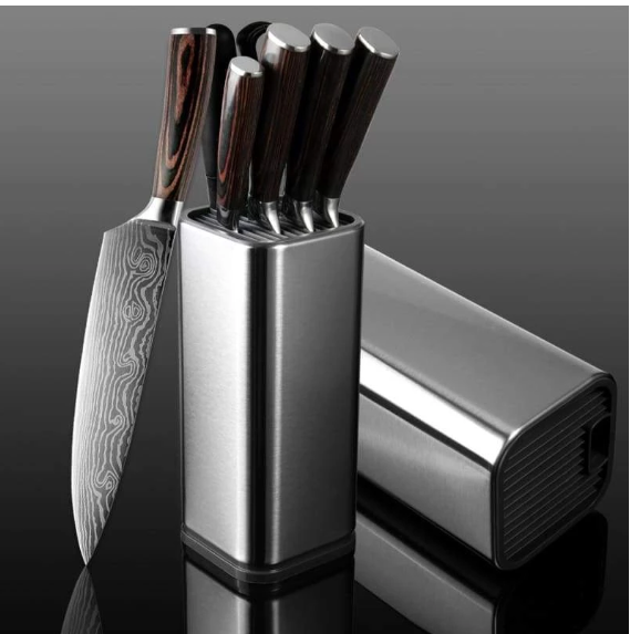 Creative Tool Holder Large Capacity Holder Multifunctional Kitchen Tool Multifunctional Tool Holder Slot Holder Kitchen Cutter Storage Holder Steak Holder Chef Holder Stand Display Scissor Carbon Steel Metal