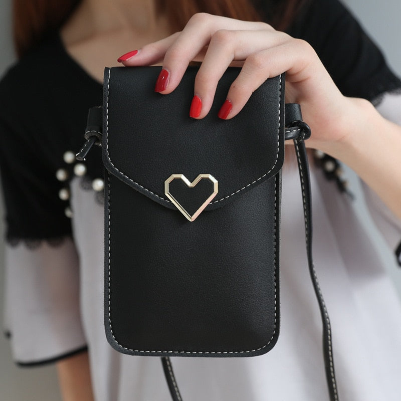 Mini Touchscreen Crossbody Phone Bags for Women with Card Slots Shoulder Bag Purse Crossbody Touch Screen Mobile Phone Bag Mini Bag