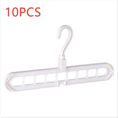 9 Hole Clothes Hanger Organizer Space Saving Wardrobe Solution