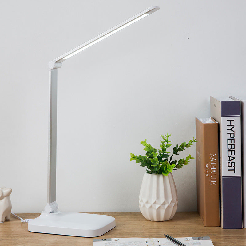 Desk Lamp Home Office - LED Lighting with Charging Station A+C USB Port for Small Spaces Bedroom Reading Crafts Eye protection charging lamp