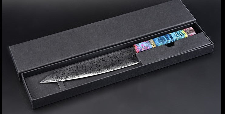 8 inch Damascus chef knife Cut knife Japanese fish knife Kitchen knife