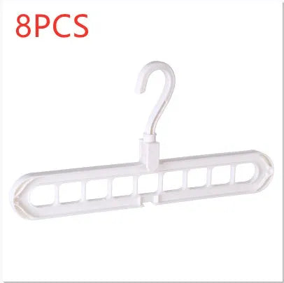 9 Hole Clothes Hanger Organizer Space Saving Wardrobe Solution
