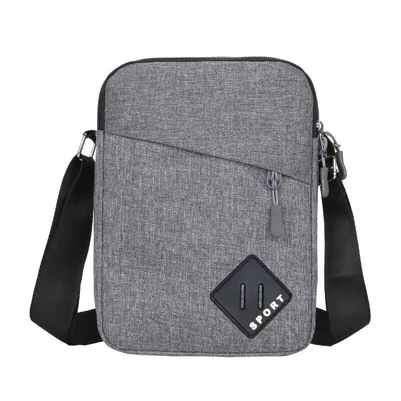 Men's Messenger Bag Crossbody Fanny Pack Lightweight Small Backpack Shoulder Bag for Travel School and Daily Use