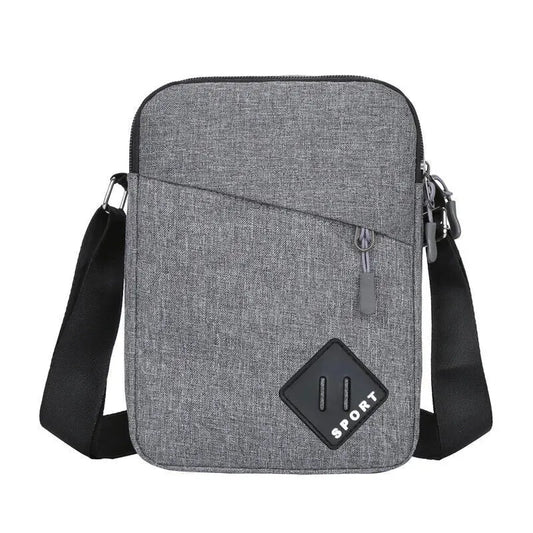Men's Messenger Bag Crossbody Fanny Pack Lightweight Small Backpack Shoulder Bag for Travel School and Daily Use