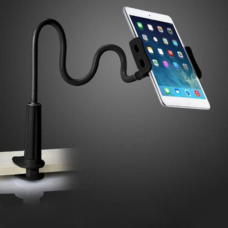 Phone Stand for Bed, Lazy Bracket Cell Phone Holder Long Arm Clip Clamp Mount for Filming, Compatible with 4.0-6.5'' Mobile Cell Phone Stand Document Camera  360 Degree Spiral Base Lazy Mobile Phone Tablet Stand