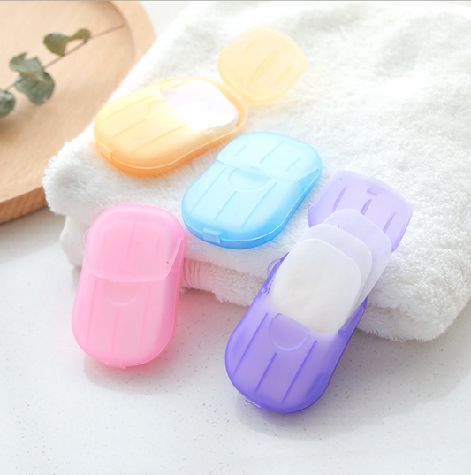 Disposable Hand Soap Paper Paper Soap Sheets - for Hand Washing, Disposable Portable Kids Hand Soap for Travel Outdoor Camping