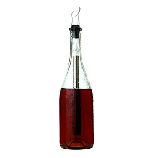 Wine Bottle Cooler Stick Stainless Steel Wine Chilling Rod Leakproof Wine Chiller Beer Beverage Freezing Stick Bar Tools
