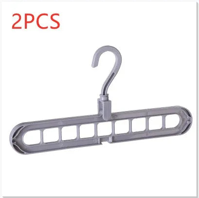 9 Hole Clothes Hanger Organizer Space Saving Wardrobe Solution