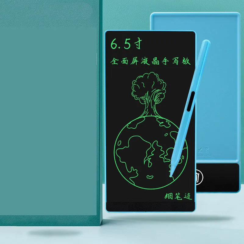 Student Writing Arithmetic LCD Handwriting Board with Blue and Black Options 6.5 Inch Display