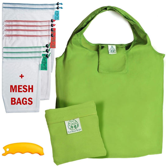 Eco Friendly Grocery Shopping Reusable Bag Vegetable Fruit Mesh Bags Reusable Produce Bags Grocery Washable, Organic Cotton Mesh Produce Bags, Double-Stitched & Tare Weigh, Mesh bags for vegetables, Cotton Produce Bags Reusable Washable, Produce bag