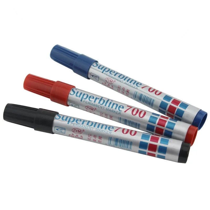 Oil Based Waterproof Paint Marker Pen Set for Rock Wood Fabric Metal Plastic Glass Canvas and Mugs 12 Pieces