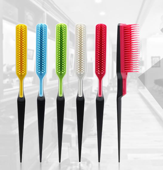 Curl Defining Hair Detangler Hair Styling Comb | Travel Hairbrush for women | Rat Tail Comb for Detangling