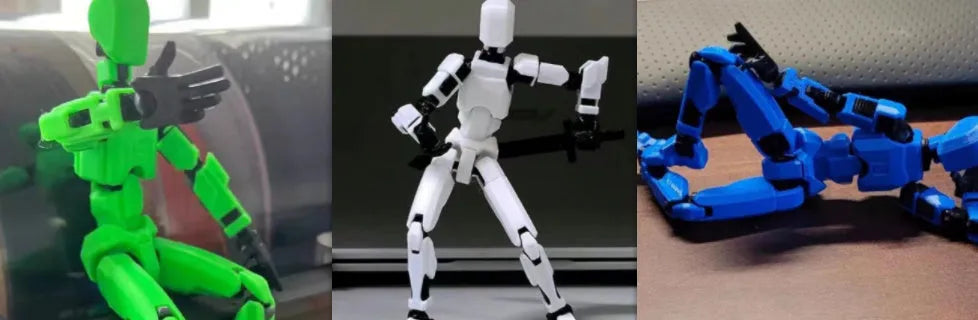Multi Jointed Movable Shapeshift Robot 2.0 3D Printed Mannequin Dummy Action Model Doll Toy for Kids Gift