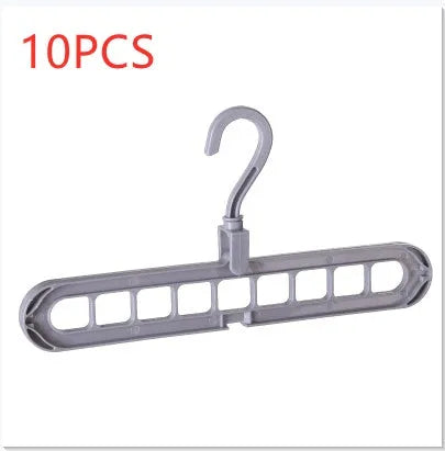 9 Hole Clothes Hanger Organizer Space Saving Wardrobe Solution