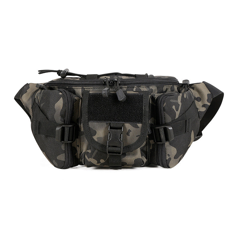 Tactical Fanny Pack Waist Bag Hip Belt Outdoor Fishing Bumbag with Water Bottle Pocket Holde Outdoor military fan tactical belt bag