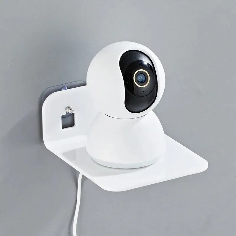Living Room Camera Monitoring Shelving Bracket Right Angle Wall Mount Acrylic 13.5x11.5x5.5cm