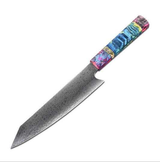 8 Inch Damascus Chef Knife Japanese Fish Knife Kitchen Cut Knife