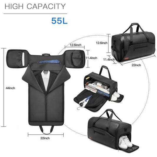 Convertible Folding Travel Bag Multi-Function Urban Simplicity Bag for Leisure Travel